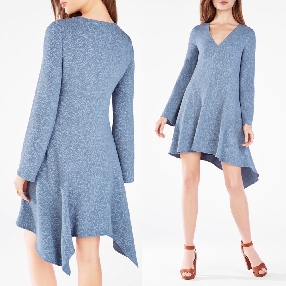 Asymmetrical Textured Cocktail Dress by BCBG